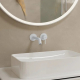 Смеситель для раковины HANSGROHE Tecturis S 73350700 С ВНУТРЕННЕЙ ЧАСТЬЮ матовый белый