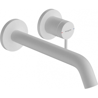 Смеситель для раковины HANSGROHE Tecturis S 73351700 С ВНУТРЕННЕЙ ЧАСТЬЮ матовый белый