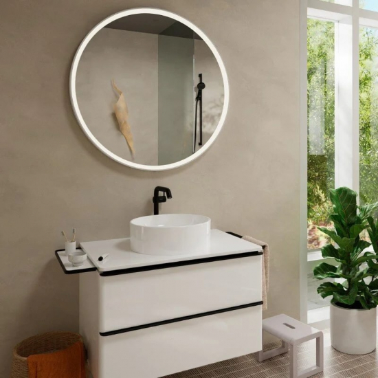 Смеситель для раковины HANSGROHE Tecturis S Fine 240 CoolStart 73370670 матовый чёрный