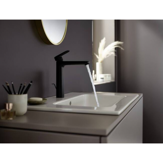 Смеситель для раковины HANSGROHE Vernis Blend 190 71552670 матовый чёрный