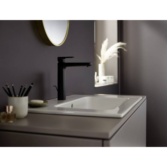 Смеситель для раковины HANSGROHE Vernis Blend 190 71552670 матовый чёрный