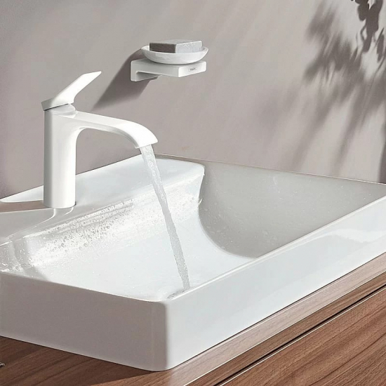 Смеситель для раковины HANSGROHE Vivenis 110 75022700 матовый белый