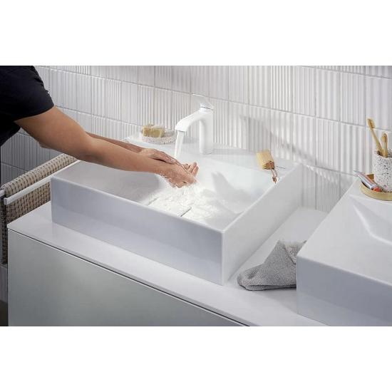 Смеситель для раковины HANSGROHE Vivenis 110 75022700 матовый белый