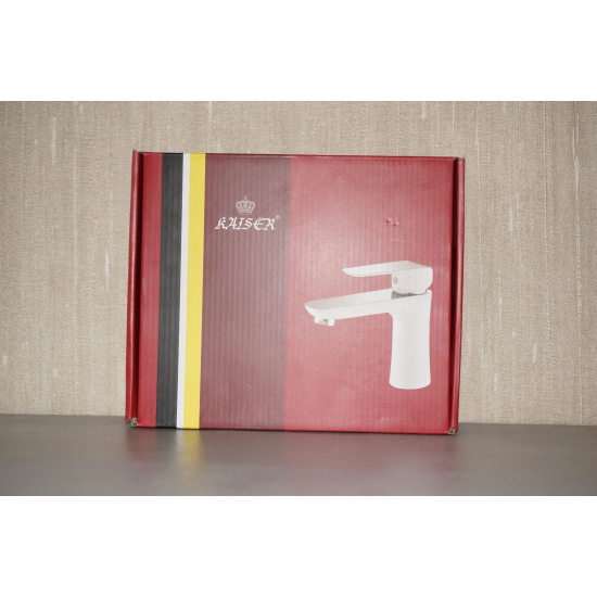 Смеситель для раковины KAISER Glory 69111 белый/хром