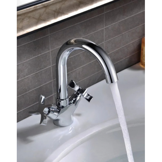Смеситель для раковины LEDEME H22 L1122-2 хром