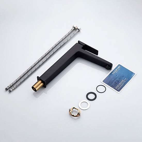 Смеситель для раковины LEDEME H78B L1178B чёрный