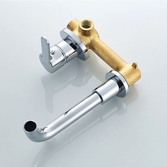 Смеситель для раковины LEDEME L1003-1 настенный, хром