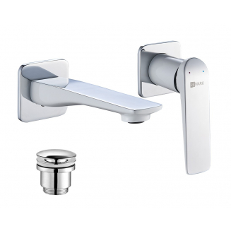 Смеситель для раковины LEMARK Allegro LM5936CW С ВНУТРЕННЕЙ ЧАСТЬЮ белый/хром