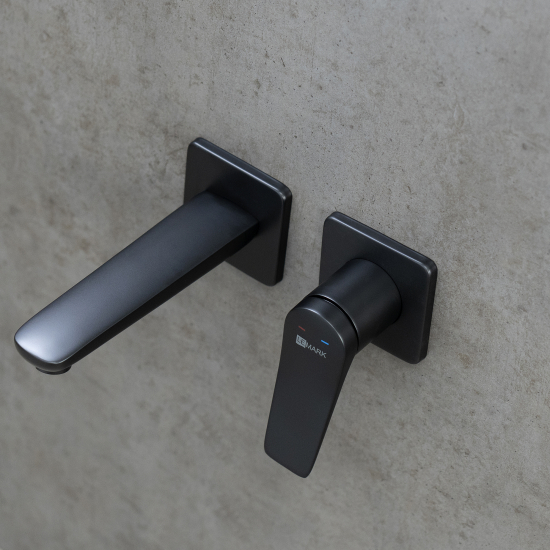 Смеситель для раковины LEMARK Bronx LM3726BL С ВНУТРЕННЕЙ ЧАСТЬЮ чёрный