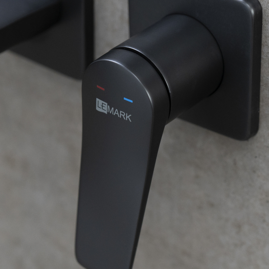 Смеситель для раковины LEMARK Bronx LM3726BL С ВНУТРЕННЕЙ ЧАСТЬЮ чёрный