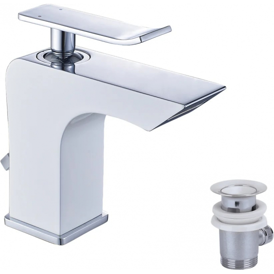 Смеситель для раковины LEMARK Contest LM5806CW белый/хром