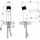 Смеситель для раковины LEMARK Project LM4676C кнопочный
