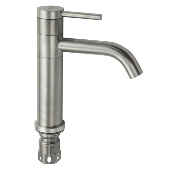 Смеситель для раковины MAGNUS 9145 из нержавеющей стали, сатин