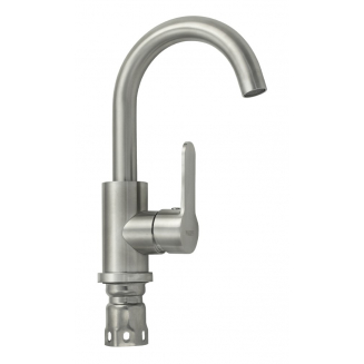 Смеситель для раковины MAGNUS 9147 из нержавеющей стали, сатин