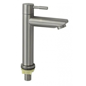 Смеситель для раковины MAGNUS 9222 из нержавеющей стали моно, сатин