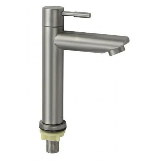 Смеситель для раковины MAGNUS 9222 из нержавеющей стали моно, сатин