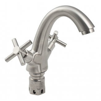 Смеситель для раковины MAGNUS 9231 из нержавеющей стали, сатин