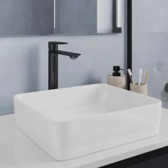 Смеситель для раковины MILARDO Maze MAZBL01M01 матовый чёрный