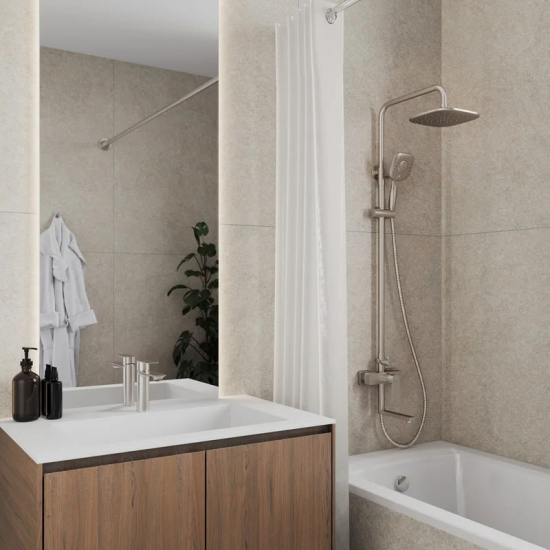 Смеситель для раковины MILARDO Maze MAZBN00M01 сатин