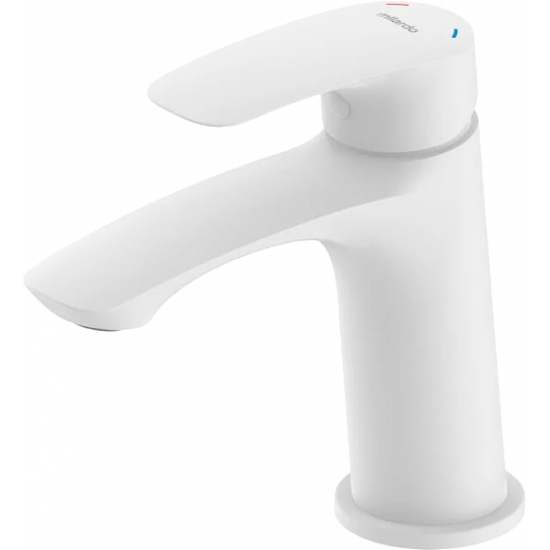 Смеситель для раковины MILARDO Rora RORWT00M01 белый матовый