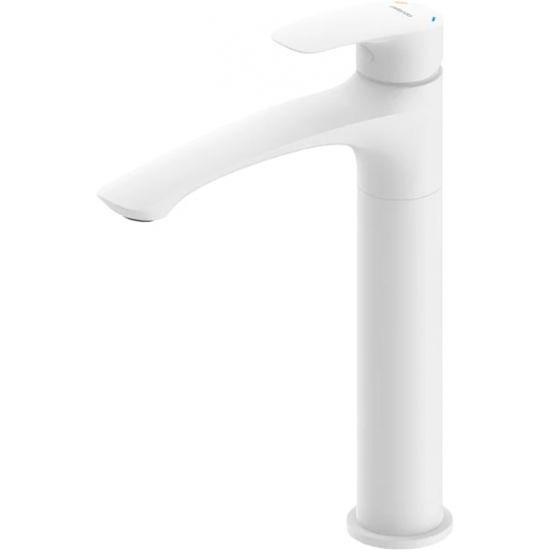 Смеситель для раковины MILARDO Rora RORWT01M01 белый матовый