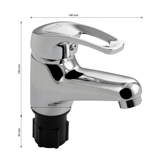 Смеситель для раковины OSKAR 6301 хром