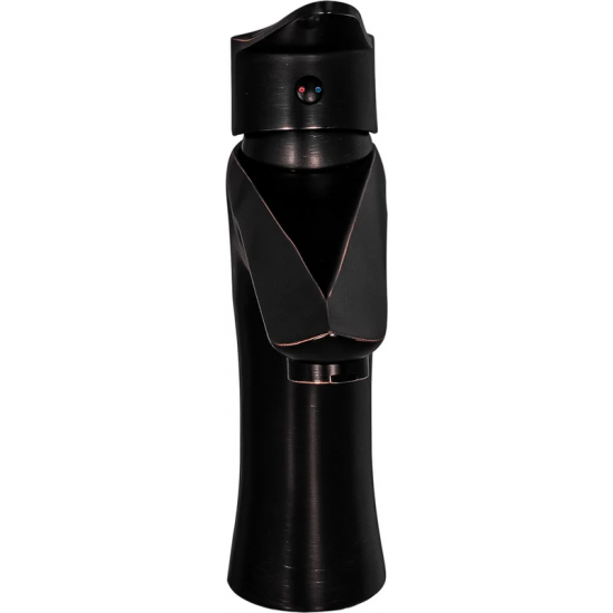 Смеситель для раковины ПРОФСАН Steel Black ПСМ-301-5 из нержавеющей стали, чёрная бронза