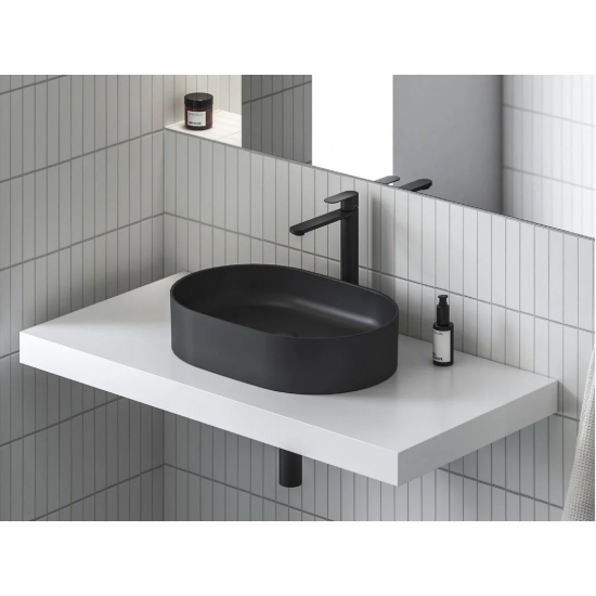 Смеситель для раковины RAVAK Chrome CR II 015.20BL чёрный матовый 