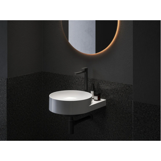 Смеситель для раковины RAVAK Eleganta EL 015.20BLM чёрный матовый 