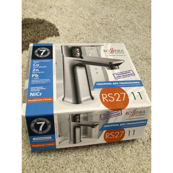 Смеситель для раковины ROSSINKA RS27-11 хром