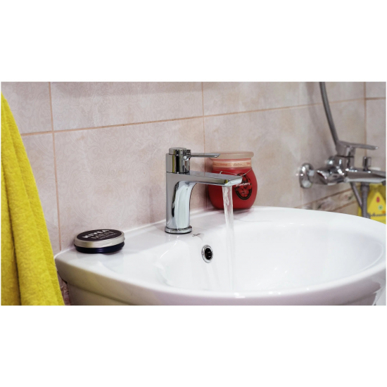 Смеситель для раковины ROSSINKA RS50-11 с термостатом, хром