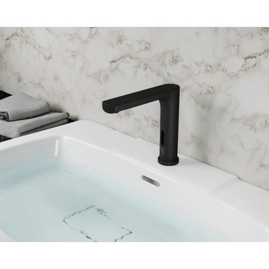 Смеситель для раковины RUSH Tinos TI3732-12 матовый чёрный