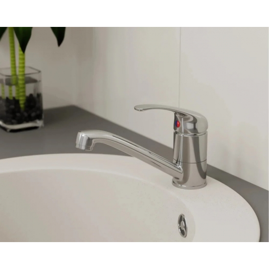 Смеситель для раковины RUSH Vrangel VR7114-26 хром