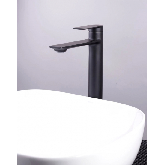Смеситель для раковины SAVOL S-601811GH чёрный