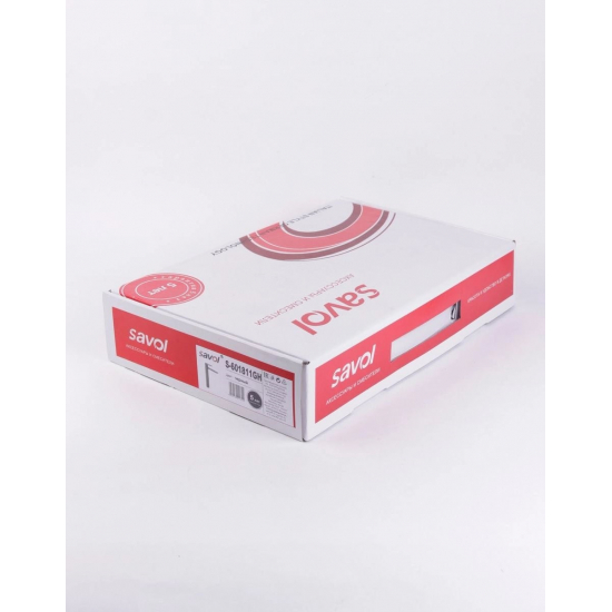 Смеситель для раковины SAVOL S-601811GH чёрный