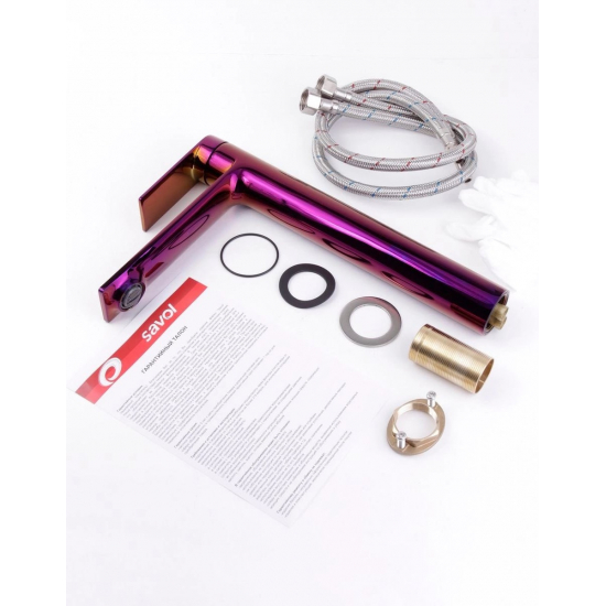 Смеситель для раковины SAVOL S-601811GR хамелеон