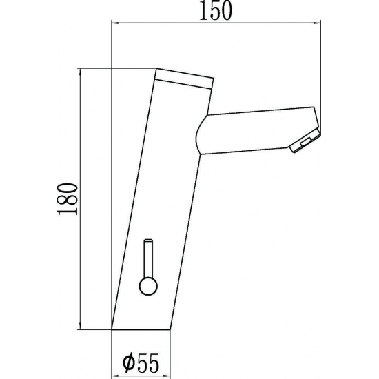 Смеситель для раковины SAVOL S-GY8805 сенсорный бесконтактный