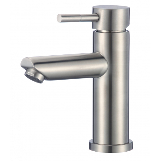 Смеситель для раковины SAVOL S-SUS1002 из нержавеющей стали, сатин