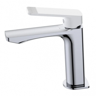 Смеситель для раковины SOLE Sevan S261WC хром/белый