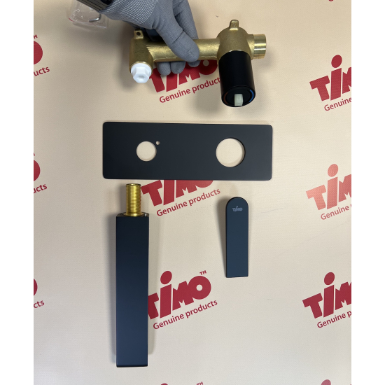 Смеситель для раковины TIMO Anni 2771/03SM С ВНУТРЕННЕЙ ЧАСТЬЮ чёрный