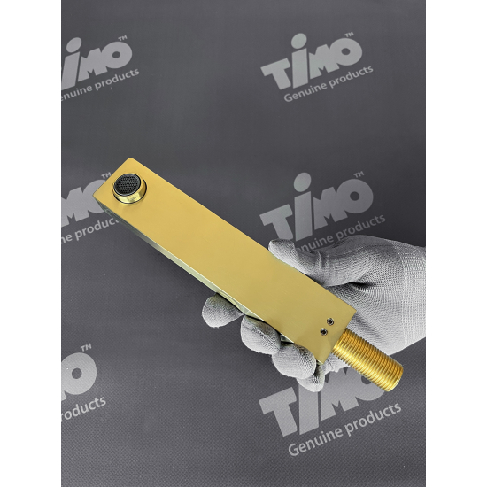 Смеситель для раковины TIMO Briana 7171/17SM С ВНУТРЕННЕЙ ЧАСТЬЮ золото матовое