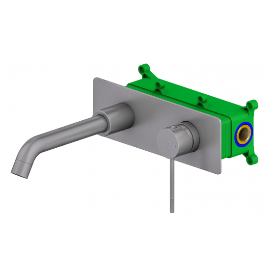 Смеситель для раковины TIMO Saona 2371/18SM С ВНУТРЕННЕЙ ЧАСТЬЮ черное золото