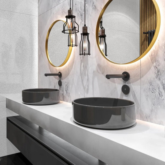 Смеситель для раковины TIMO Saona 2373/03SM С ВНУТРЕННЕЙ ЧАСТЬЮ чёрный