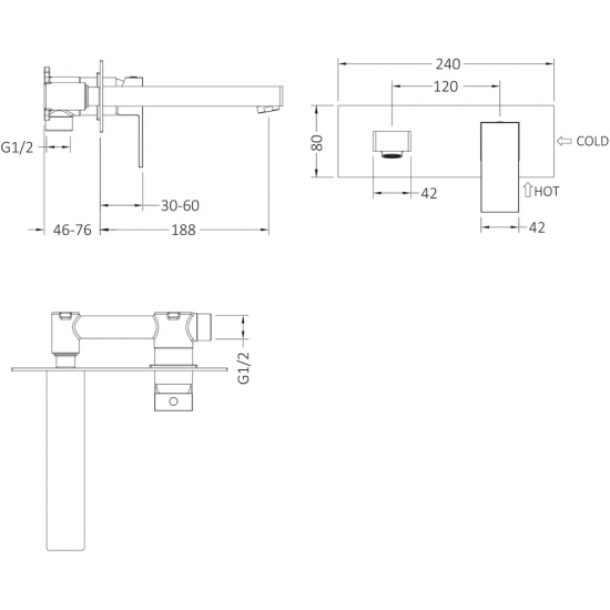 Смеситель для раковины TIMO Selene 2071/00SM С ВНУТРЕННЕЙ ЧАСТЬЮ хром