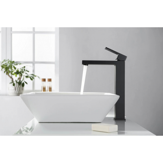 Смеситель для раковины TIMO Selene 3061/03F чёрный