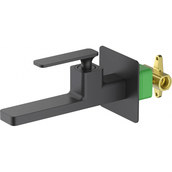 Смеситель для раковины TIMO Torne 4372/03SM С ВНУТРЕННЕЙ ЧАСТЬЮ чёрный