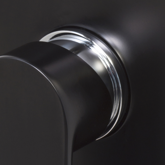 Смеситель для раковины WASSERKRAFT Elbe 7403 чёрный матовый