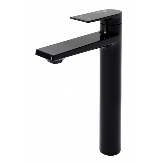 Смеситель для раковины WASSERKRAFT Glan 6603H чёрный глянец