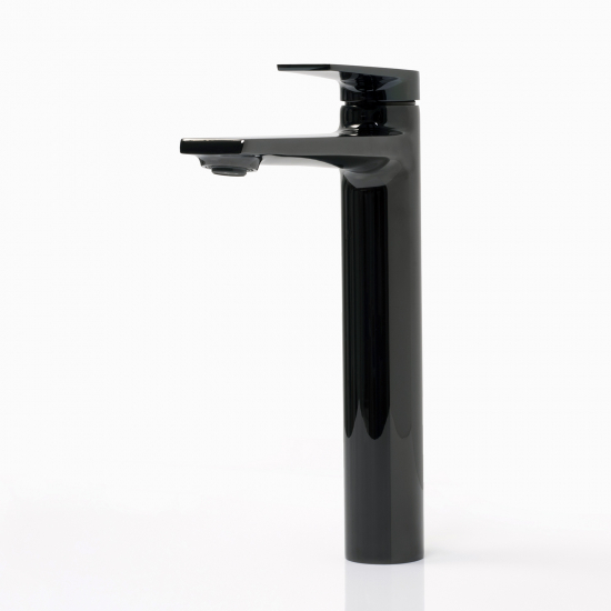 Смеситель для раковины WASSERKRAFT Glan 6603H чёрный глянец