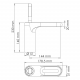 Смеситель для раковины WASSERKRAFT Kammel 1803 хром
